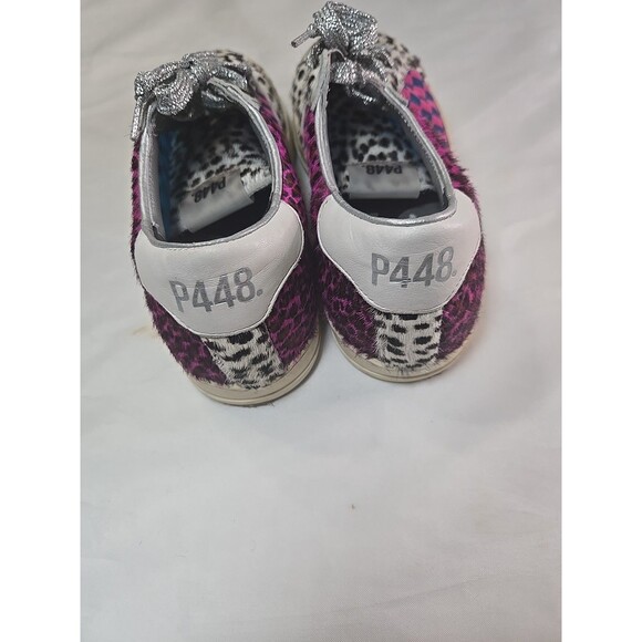 P448 John Cow/Check Sneaker Women's Size 38 - Picture 4 of 11